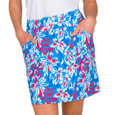 Alternate View 6 of Rum Punch Collection: Mina Long 17&quot; Floral Skort